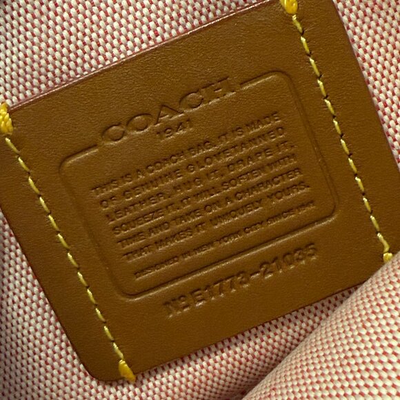 Coach Soho Shoulder or Crossbody Bag, Washed Red Burgundy - Picture 10 of 16